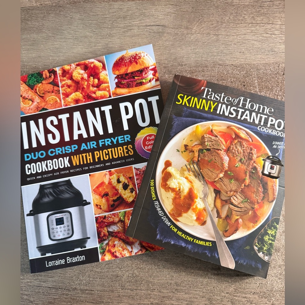 Two Instapot Cookbooks